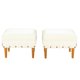 thumbnail image 1 of Set Poufs Provenza Tachas Felpa 04 Crudo, 1 of 5