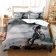 thumbnail image 1 of Dirt Bike Duvet Cover Motocross Bedding Set for Boy Motorcycle Rider Bedding Set King Polyester Comforter Cover with Pillowcase Bed Sheets, 1 of 5