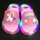 thumbnail image 1 of Cute Cartoon Slippers With Light For Boys And Girls, Non Slip Lightweight Open Toe Slippers For Indoor Outdoor Pool, All Seasons, 1 of 2