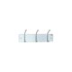 thumbnail image 3 of Perchero de pared Safco 4161 con 3 ganchos, plateado, 3 of 4