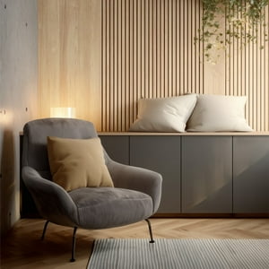 Masisa - Revestimiento Micro Ripado 32 Carvalo 2480X218Mm