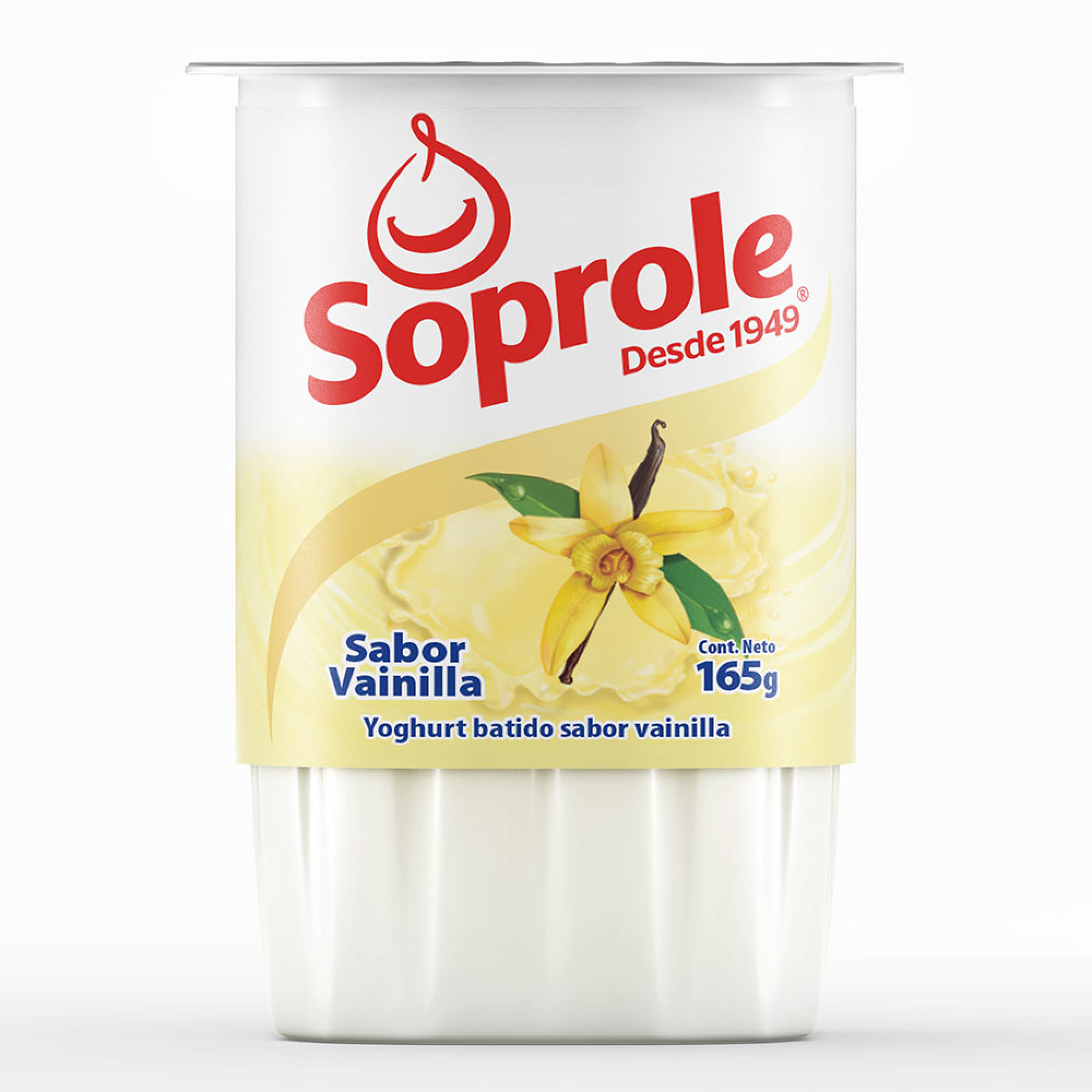 Yoghurt Batido Sabor Vainilla Pote 165 g Soprole