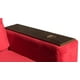 thumbnail image 3 of Sofa Wilson 2c + 2 Pouf Rojo, 3 of 3