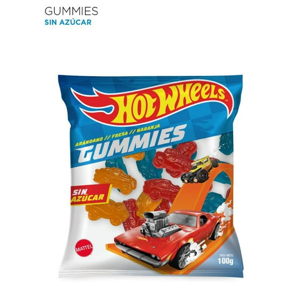 Gomitas Mix Hot Wheels, 100 g
