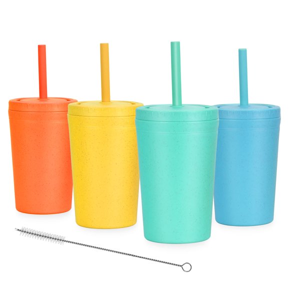 Vaso para Beber Homestockplus 300 ml de Fibra de Paja de Trigo en 4 Colores