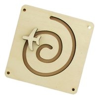 Bothyi - Montessori Busy Board Aircraft Slide Diy Accesorios Material Para Preescolar