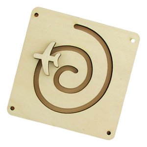 Bothyi - Montessori Busy Board Aircraft Slide Diy Accesorios Material Para Preescolar