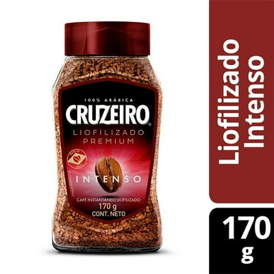 Café Instantáneo Liofilizado Intenso Frasco 170 Gr Cruzeiro