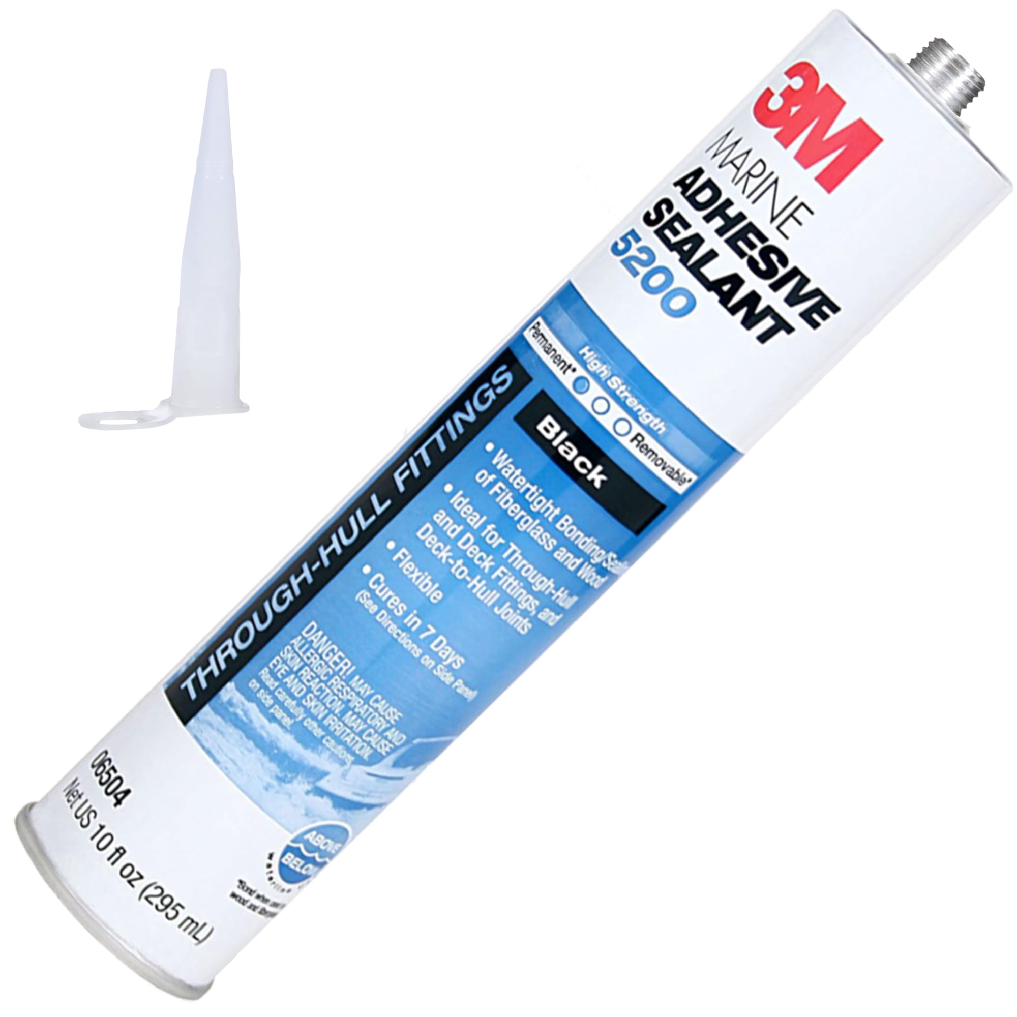Sellador Adhesivo 3m Marine 5200, Adhesivo Permanente, Color Negro, 295 Ml