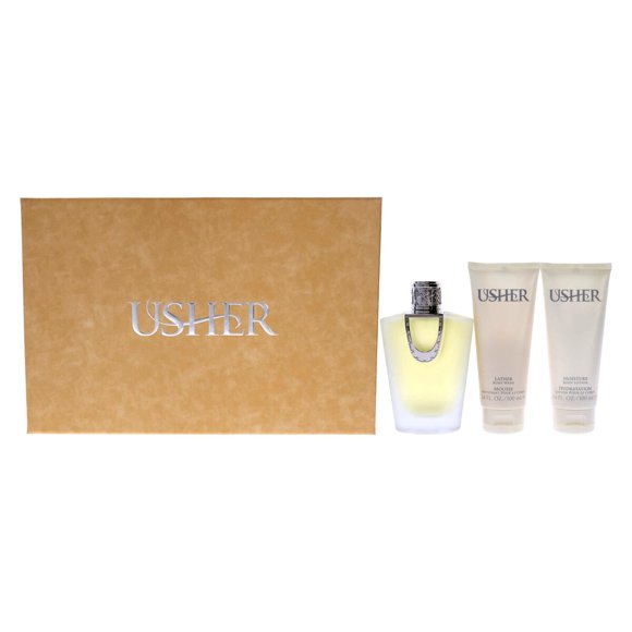 Perfume Usher Set de 3 Piezas 3.4 oz EDP para Mujer