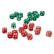 thumbnail image 2 of Paquete De 100 Dados D6 De 12mm, Dados De Seis Caras Para Accesorios De Juegos De Mesa, Rojo Y Verde, 2 of 3