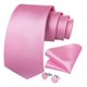 thumbnail image 2 of Corbatas Seda Hombres, Paño Y Colleras. Modelos De Un Tono rosa Talla Única, 2 of 6
