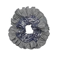 Prusia - Scrunchie Xl Rumbas Bambas Color Plateado