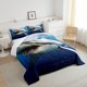 thumbnail image 2 of Juego de edredón infantil para niños y niñas,3D Shark Fish Down Comforter 2 Piece Hawaiian, 2 of 3
