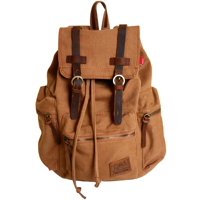 Mochila Huachen Vintage Canvas De 19 L Con Compartimento Para Portátil De 14 Pulgadas