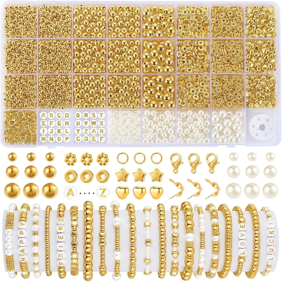 Abalorios Separadores Funtopia 2500 Oro 4 6 8 mm Bisutería