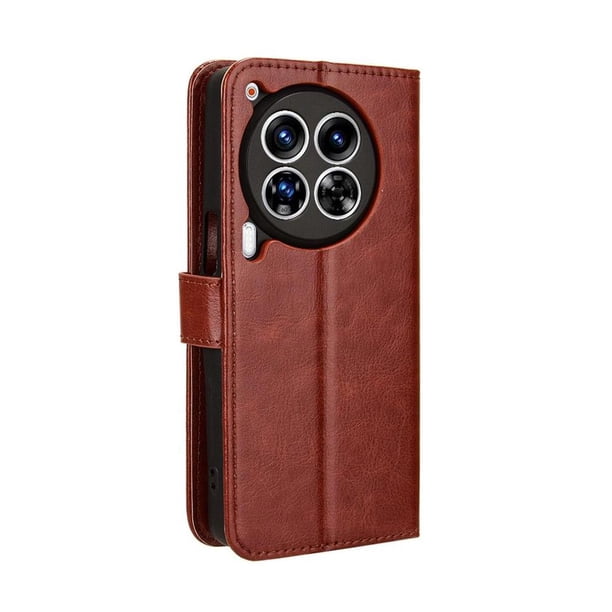Funda tipo libro para Tecno Camon 30 Premier 5G, cartera todo‑en‑uno, funda multifuncional con tarjetero y correa de muñeca desmontable