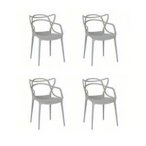 Klik Muebles - Pack De 4 Sillas Master - Gris