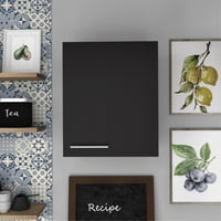 Tuhome - Mueble De Cocina Aereo 1 Puerta Manchester Wengue 60X50X33,5 Cm