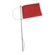 thumbnail image 2 of Asta de bandera marina Indicador de viento Bandera de barco Fácil instalación y duradero Pequeño rojo Acero inoxidable 304 Ligero para accesorios de p 130 mm x 110 mm, 2 of 5