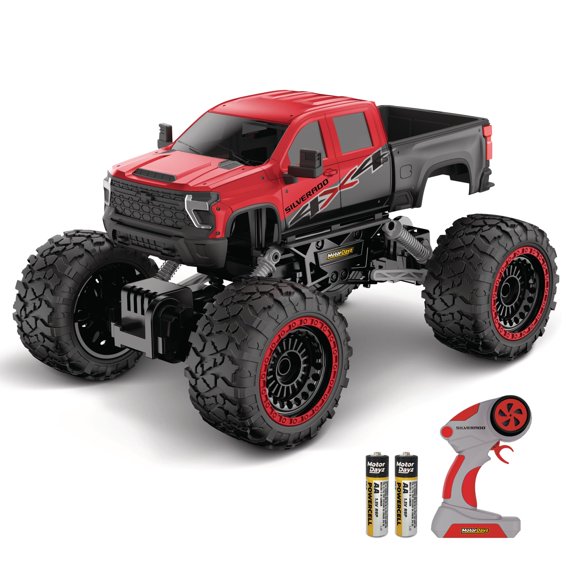 Camión RC Motor Dayz Escala 1:14 Silverado 2.4 GHz Rojo