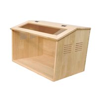 Magideal - Incubadora De Pollos De Madera, Jaula Nido Para Codornices, Casa Versátil, Hábitat Para Animales Pequeños, Apilable, Hábitat Para Mascotas, Gallinero 40X30X30Cm