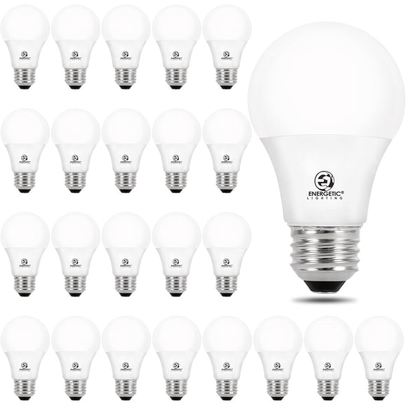 Ampolleta LED Energetic A19 8W 5000K E26 Pack 24