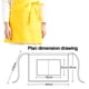 thumbnail image 2 of Delantal impermeable ropa de trabajo para cocina y cafetería., 2 of 5