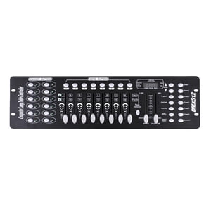 Magideal - Controlador De Panel De Controlador De Consola, Consola Mezcladora De Iluminación Portátil De 192 Canales Para Pub Djs, Ktv, Discoteca, Accesorios Par