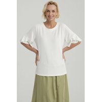 Fashionspark - Polera Mujer Detalle Escote Crudo - Ll