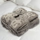 thumbnail image 4 of Manta de lana de medio terciopelo Manta de punto con estampado de leopardo para niños Manta de punto con forro polar Manta descalza con estampado de leopardo Manta de ensueño, 4 of 5