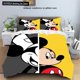 thumbnail image 1 of Mickey Mouse Duvet Cover Pillowcase Set Comfortable Bedding Three Piece Set Children's Adult Double Bed Full Size Bed Sheets, 1 of 5