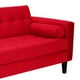 thumbnail image 4 of Sofa Retro 3c Felpa 00 Rojo, 4 of 6