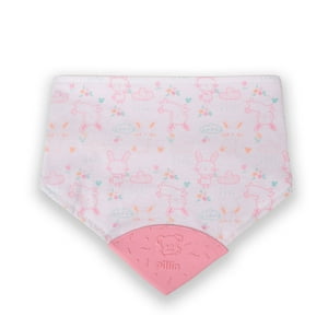 Babero Bebé Niña Blanco Pillin