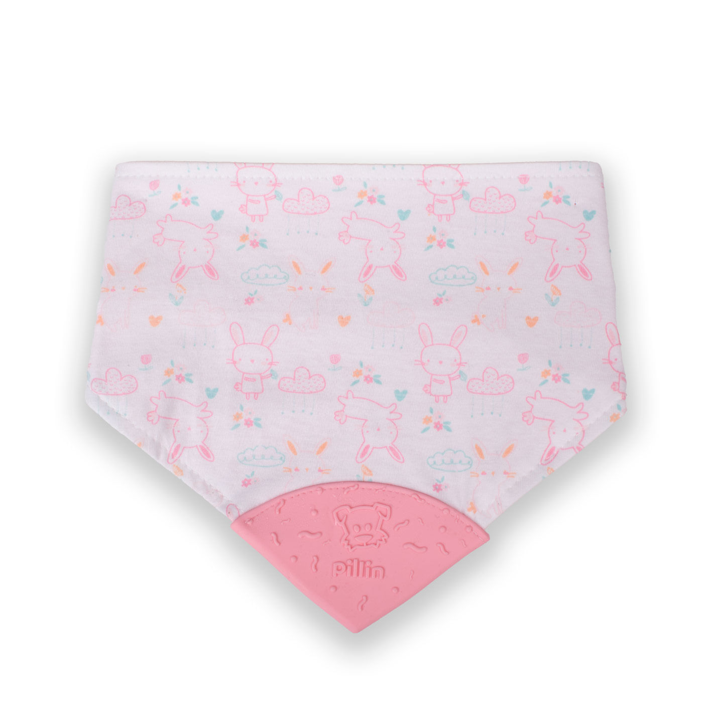 Babero Bebé Niña Blanco Pillin