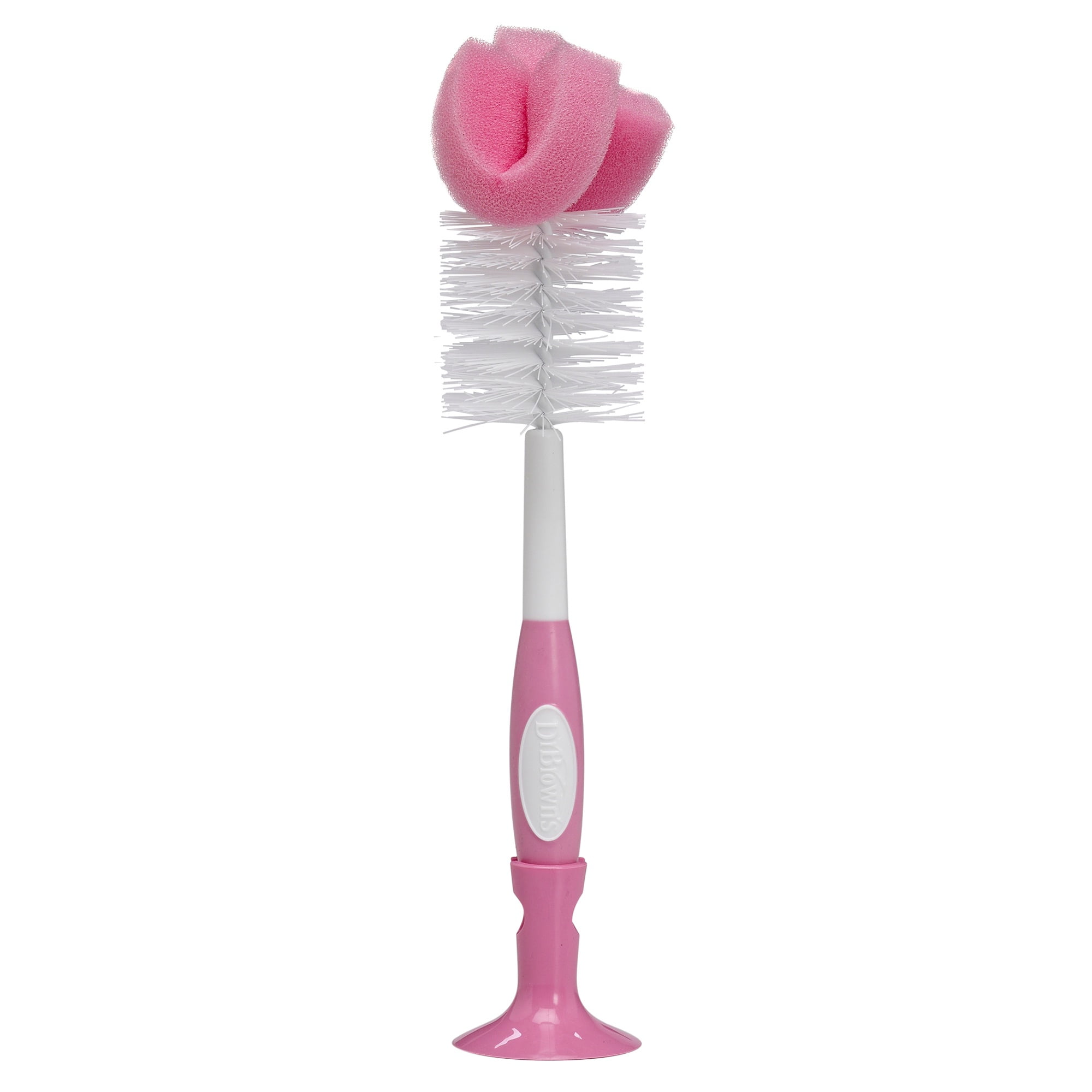 Dr. Brown's - Cepillo Limpieza Mamadera Color Rosado