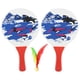 thumbnail image 3 of Juego De Raquetas De Bádminton, Volantes De Plumas De Fitness Para Principiantes En Interiores Y Playas, 3 of 3