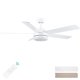 thumbnail image 1 of Ventilador de techo YUHAO 132 cm con luz LED y control remoto de 6 velocidades, 1 of 9