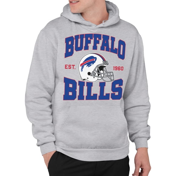 Sudadera con capucha Junk Food Clothing x Casco del equipo de los Buffalo Bills de la NFL