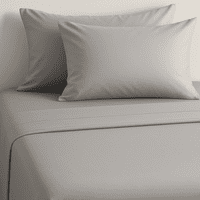 Le Nuit - Sábanas 1 Plaza Algodón Egipcio 300 Hilos Gris