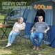 thumbnail image 2 of Silla de camping TIMBER RIDGE plegable de alta resistencia, 181 kg, paquete de 2, 2 of 7