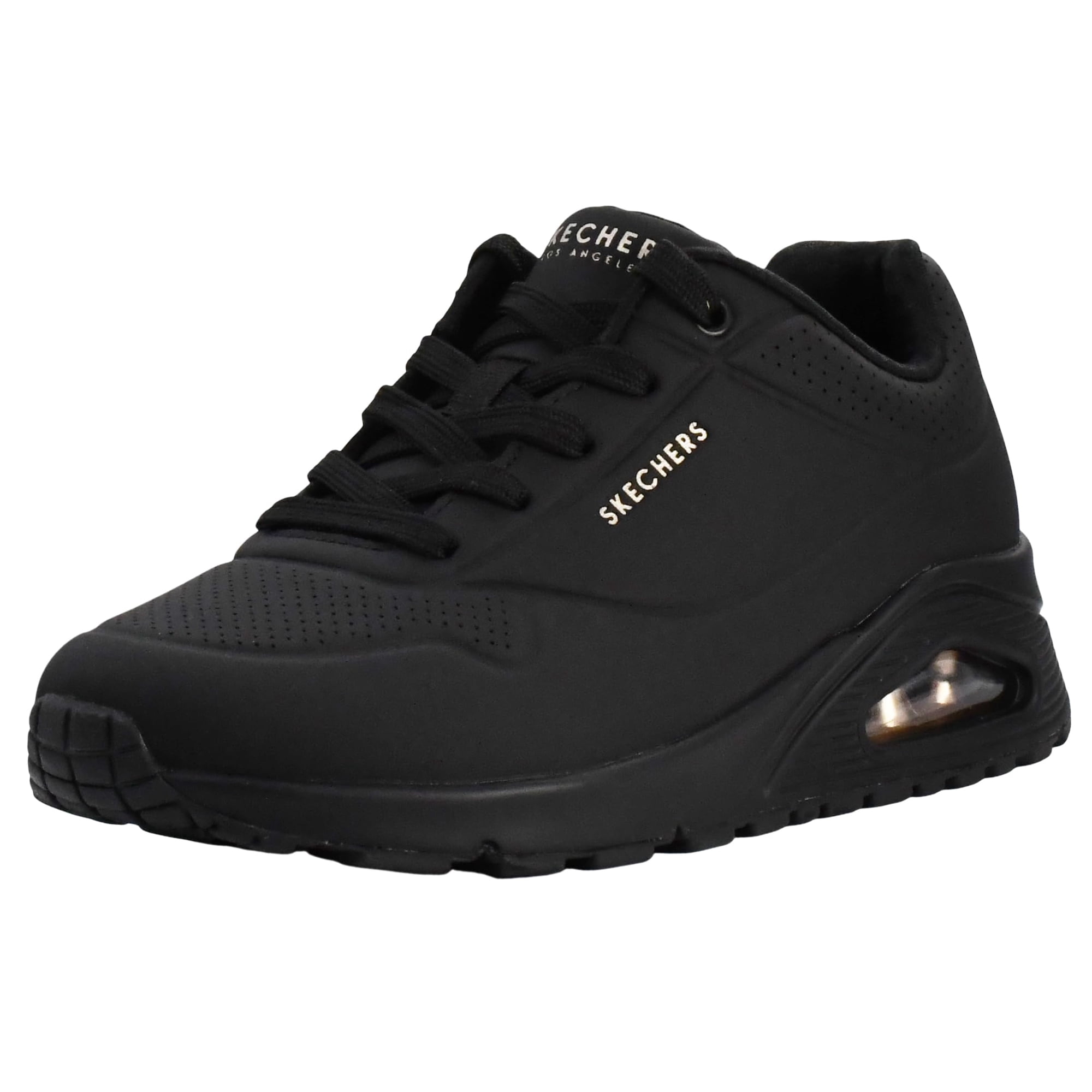 Zapatilla Skechers Uno-stand On Air Para Mujer, Color Negro/negro, Talla 8.5
