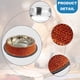 thumbnail image 3 of Cuencos para perros, cuencos de acero inoxidable hechos a mano con diamantes de imitación para mascotas, comedero doble para comida y agua para cachorros, gatos y perros., 3 of 5