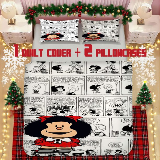 LucySoft Printed Bedding Set Polyester Fabric Decorative & Warm Ideal for Bedroom or Guest Room