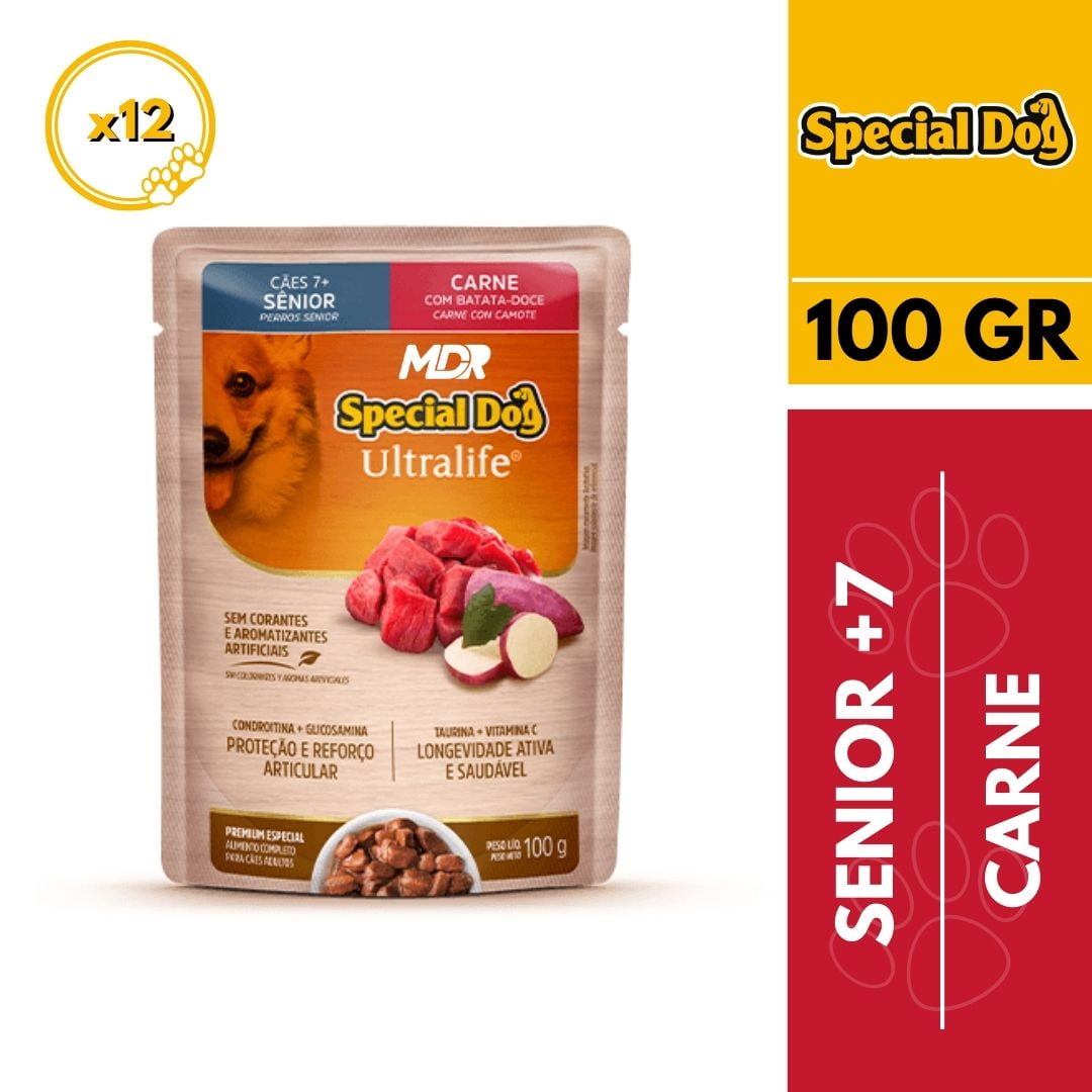 Special Dog - Sachet Senior Carne 100gr X12 Und