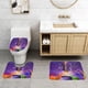 thumbnail image 2 of Juego de Alfombras de Baño Desmarcar Willy Wonka Coral Fleece 3 Piezas, 2 of 6