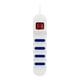 thumbnail image 1 of Extension Alargador 4 Entradas 3mts Blanco 1443b, 1 of 7