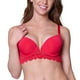 thumbnail image 1 of Sostén Bustier Encaje Push Up 3893 Rojo 40C, 1 of 2