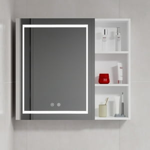 Domsa - Botiquin Espejo Led Antiempañante Blanco 68X80X14Cm