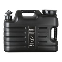 Magideal - Contenedor De Agua Para Acampar, Almacenamiento De Agua De 18,5L Con Equipo De Asa Con Grifo, Cubo Para Beber Al Aire Libre Para Viajes Al Aire Libre